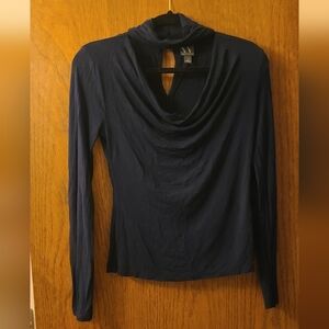 Worthington Midnight Blue Long Sleeve Top